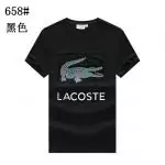 lacoste t-shirt new arrival t-shirt  sport en jersey imprime crocodile 3d noir